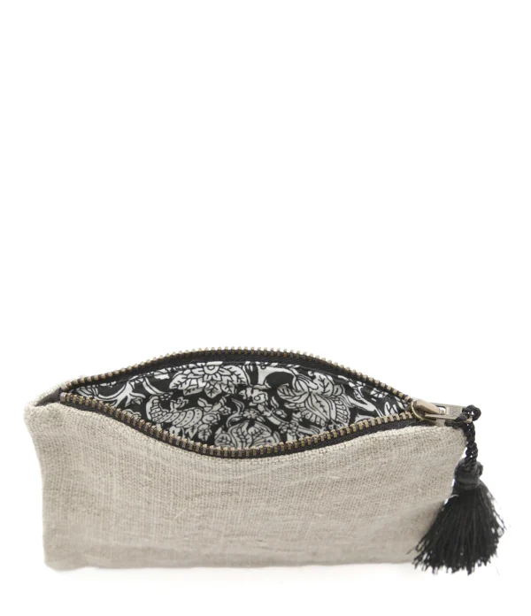 marque moins cher HAOMY Pochette Mansa Naturel 5