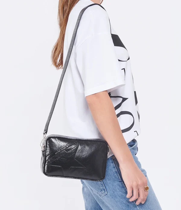 GOLDEN GOOSE Sac Star Cuir Noir se précipiter pour acheter 6