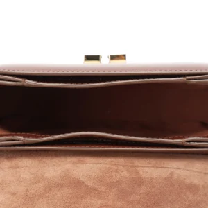 A.P.C. Sac Grace Small Cuir Lisse Noisette soldes luxe 12