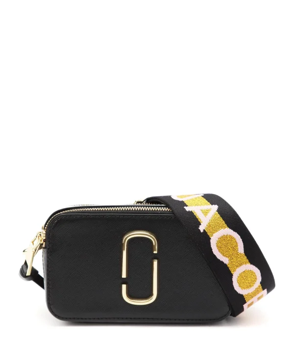 MARC JACOBS Sac The Snapshot Cuir Noir meilleur cadeau 1