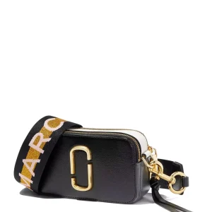 MARC JACOBS Sac The Snapshot Cuir Noir meilleur cadeau 11