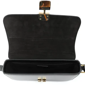 bas prix A.P.C. Sac Grace Baguette Cuir Lisse Noir 12