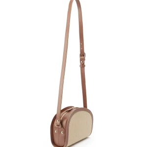 A.P.C. Sac Demi-Lune Cuir Noisette Beige boutique pas cher 10