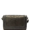 magasins pas chers SISTA PARIS Sac Lou Cuir Python Noir 20