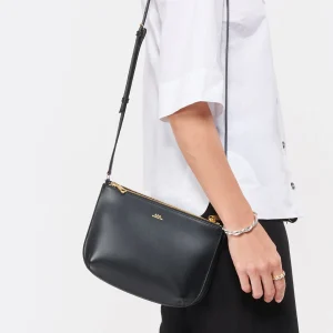 qualité d’originales A.P.C. Sac Sarah Cuir Lisse Noir 16