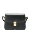 A.P.C. Sac Grace Cuir Lisse Noir destockage 20