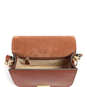 vente en ligne VANESSA BRUNO Sac Holly Cuir Cognac 12