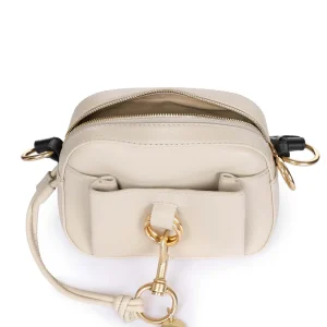 SEE BY CHLOE Sac Tony Cuir Beige Ciment Réductions 15