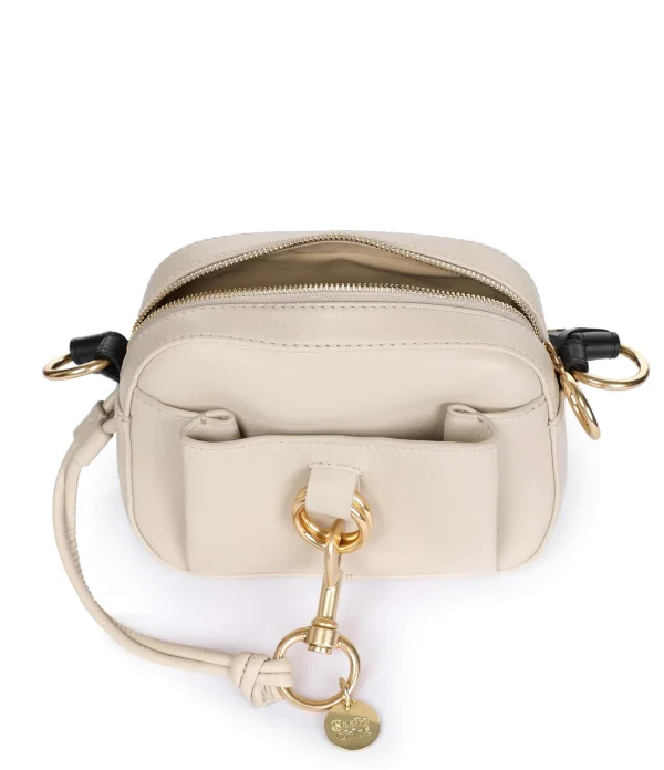 SEE BY CHLOE Sac Tony Cuir Beige Ciment Réductions 5