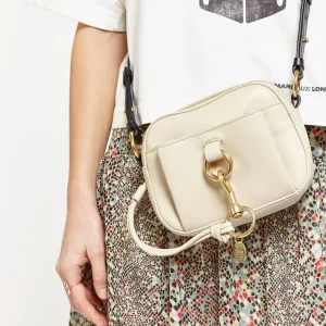 SEE BY CHLOE Sac Tony Cuir Beige Ciment Réductions 19