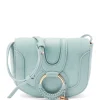 jusqu'à SEE BY CHLOE Sac Hana Mini Double Cuir Sterling Blue 22