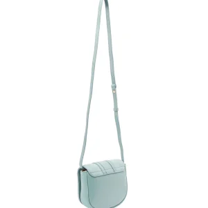 jusqu'à SEE BY CHLOE Sac Hana Mini Double Cuir Sterling Blue 10