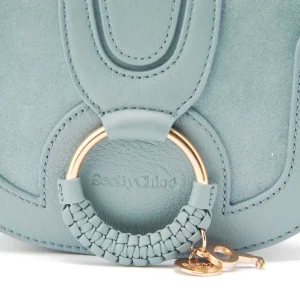 jusqu'à SEE BY CHLOE Sac Hana Mini Double Cuir Sterling Blue 12