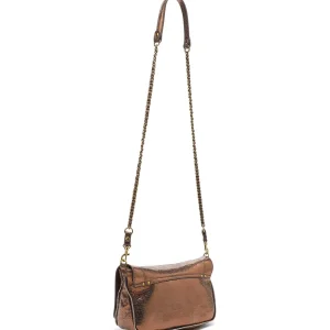 JEROME DREYFUSS Sac Bobi S Cuir Lamé Bronze Pas Cher soldes France 10