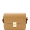 A.P.C. Sac Grace Small Cuir Lisse Camel Neuve avec étiquette 20