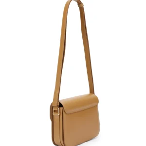 A.P.C. Sac Grace Small Cuir Lisse Camel Neuve avec étiquette 10