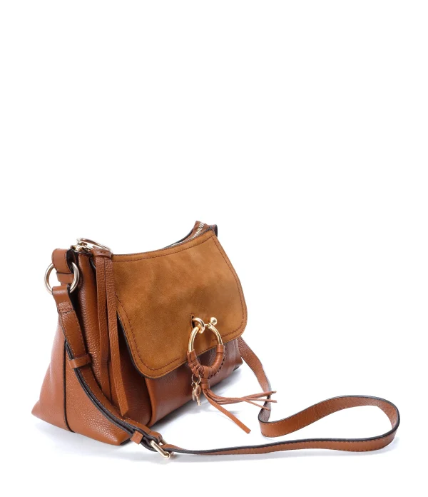 SEE BY CHLOE Sac Joan PM Cuir Grainé Caramel meilleur service 3