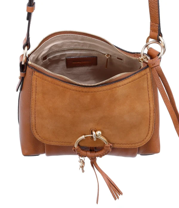 SEE BY CHLOE Sac Joan PM Cuir Grainé Caramel meilleur service 5