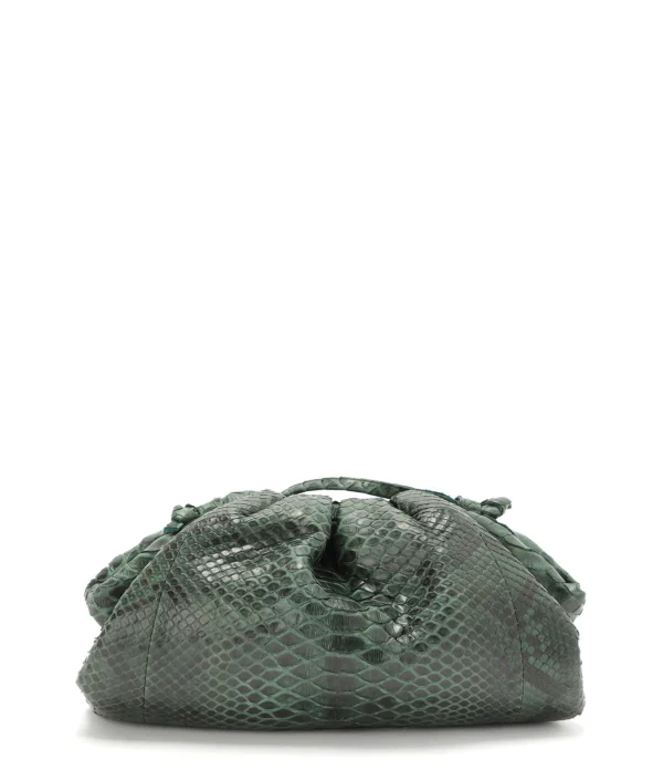 SISTA PARIS Sac Baby Uniq Cuir Souple Python Vert en france 1