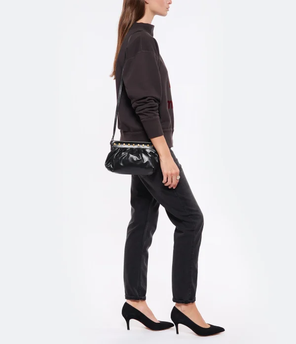 Vente ISABEL MARANT Pochette Luzes Cuir Noir 7