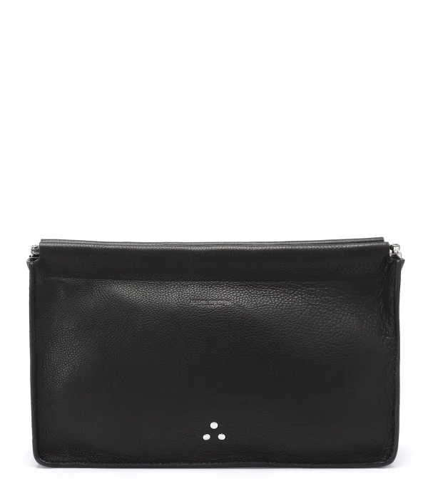 JEROME DREYFUSS Pochette Clic Clac L Veau Noir Silver Couleurs variées 1