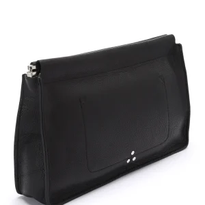 JEROME DREYFUSS Pochette Clic Clac L Veau Noir Silver Couleurs variées 13