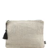 boutique en ligne HAOMY Grande Pochette Mansa Lin Naturel 19