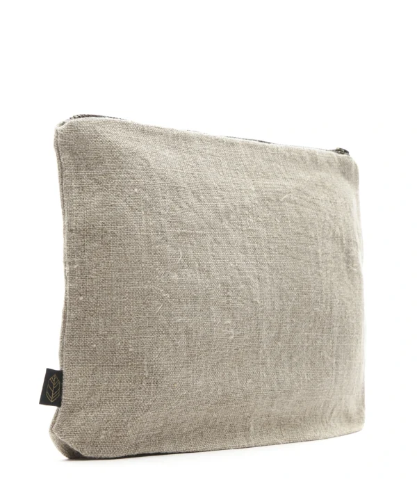 boutique en ligne HAOMY Grande Pochette Mansa Lin Naturel 3