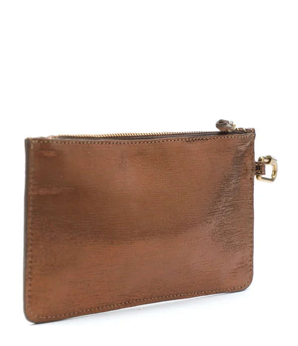 boutique paris JEROME DREYFUSS Pochette Popoche S Chèvre Lamé Bronze 3