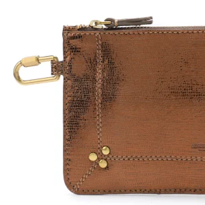 boutique paris JEROME DREYFUSS Pochette Popoche S Chèvre Lamé Bronze 11