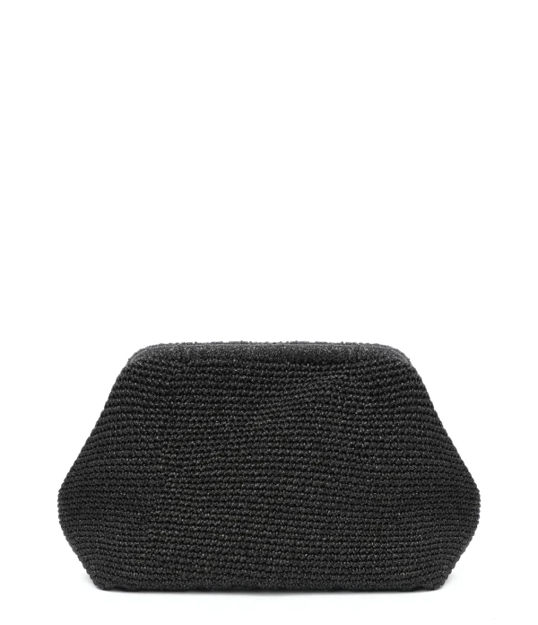 achat pas cher MIZELE Pochette Clutch S Lurex Noir 1