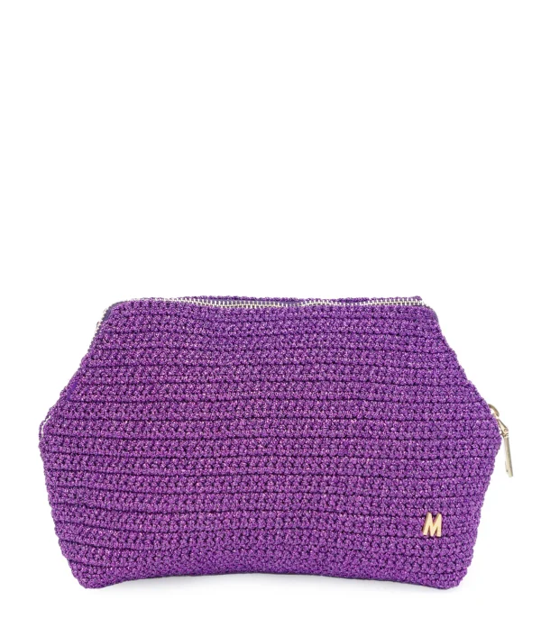 site officiel MIZELE Pochette Zip M Lurex Violet 1