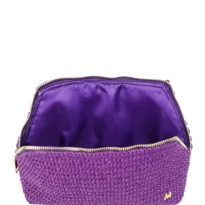 site officiel MIZELE Pochette Zip M Lurex Violet 12