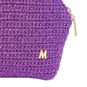 site officiel MIZELE Pochette Zip M Lurex Violet 14