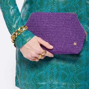 site officiel MIZELE Pochette Zip M Lurex Violet 16