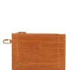 JEROME DREYFUSS Pochette Popoche M Agneau Croco Whisky bas prix 19