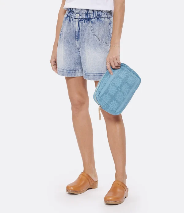 ultratendance LALLA Pochette Oona Éponge Bleu Denim 5