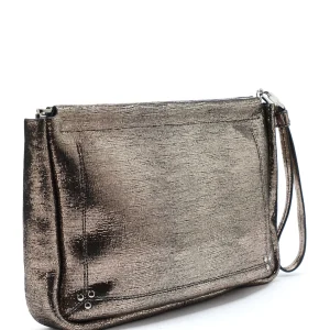 vente en ligne JEROME DREYFUSS Pochette Clic Clac XL Soft Chèvre Lamé Champa 12