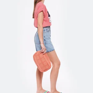 Boutique officielle LALLA Pochette Oona Éponge Corail 18