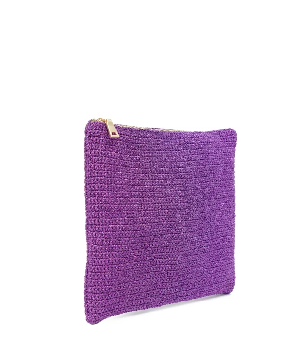 MIZELE Pochette S Lurex Violet magasin pas cher 3