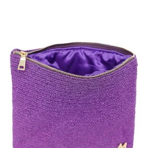 MIZELE Pochette S Lurex Violet magasin pas cher 13