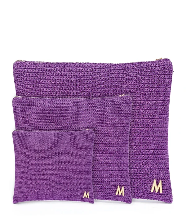 MIZELE Pochette S Lurex Violet magasin pas cher 6