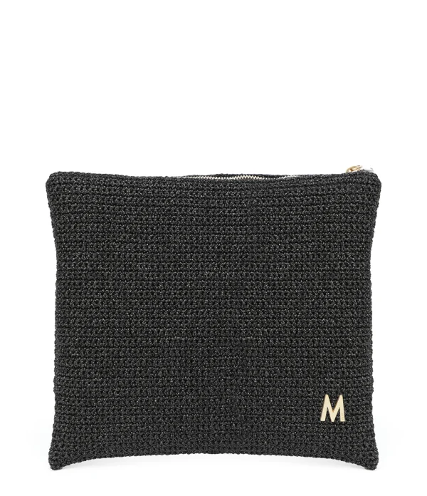 MIZELE Pochette S Lurex Noir mode pas chere 1