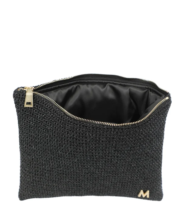 MIZELE Pochette S Lurex Noir mode pas chere 4