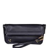 JEROME DREYFUSS Pochette Clic Clac L Soft Noir Brass Retour Facile et Gratuit 22