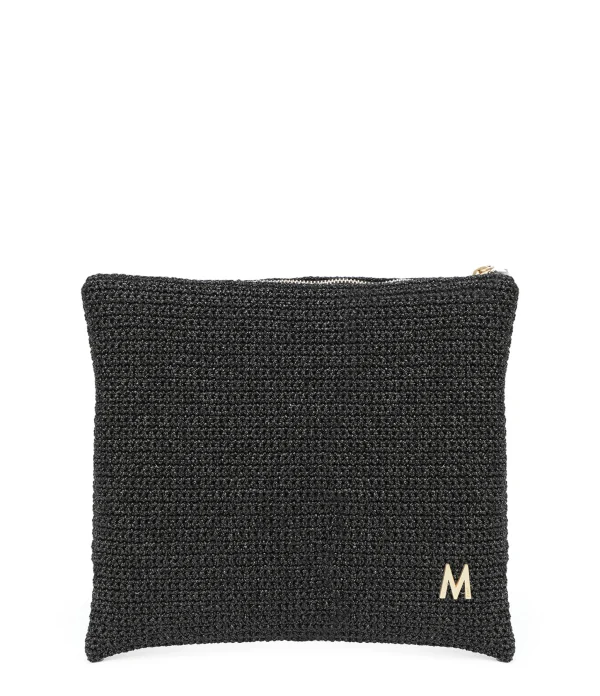 MIZELE Pochette XS Lurex Noir vente pas cher 1