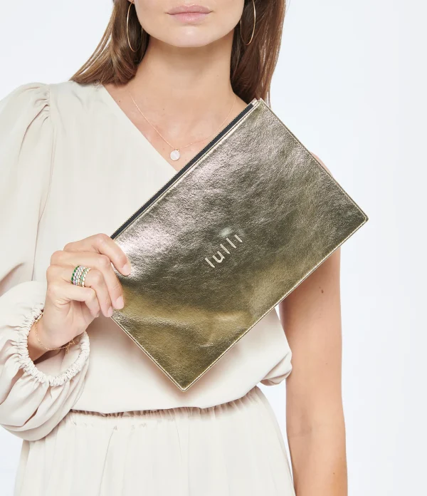 Pochette Lulli GM Doré marque pas cher 6