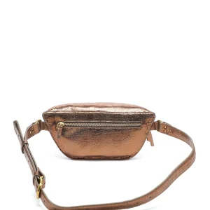 magasin en ligne JEROME DREYFUSS Sac Lino Banane Cuir Lamé Bronze 10