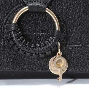 SEE BY CHLOE Portefeuille Hana Long Cuir Noir Achat 8