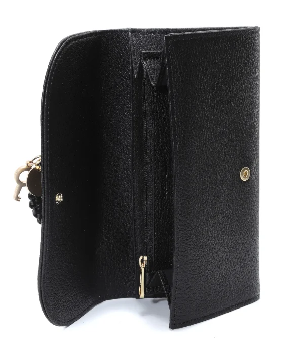 SEE BY CHLOE Portefeuille Hana Long Cuir Noir Achat 5